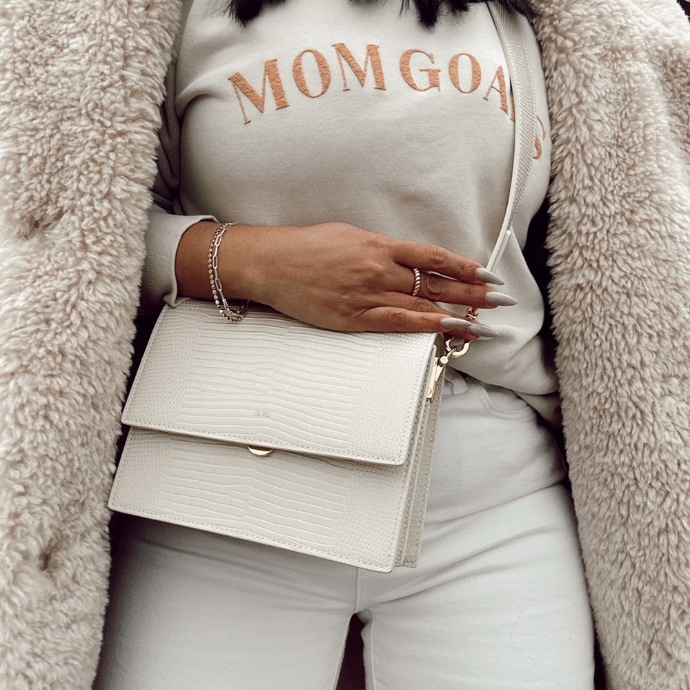 JW PEI Cream Crossbody Bag